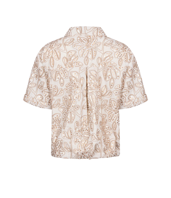 Nukus Leonora Blouse Paillet - Sand