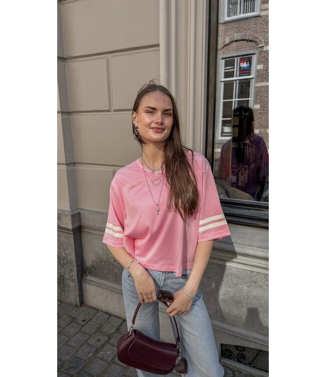 Catwalk Junkie Football Jersey - Soft Pink