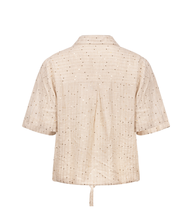 Nukus Leonora Blouse Paillet - Sand