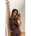 Ydence Knitted Top Mona - Brown