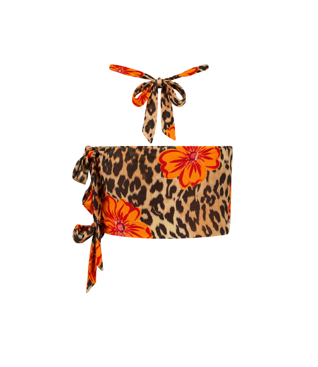 Harper & Yve Kees Top - Lexie Leopard Bloom
