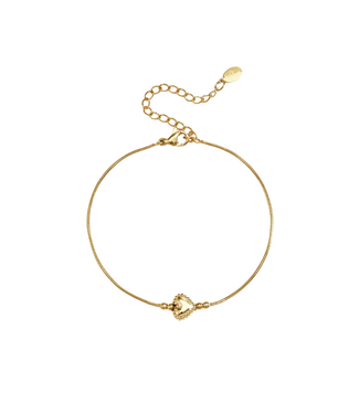 Armband Decorated Heart - Gold