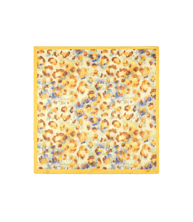 Color Club Scarf Animal Print - Yellow