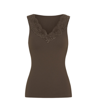 Tim & Simonsen Belen V-Lace Top - Noce