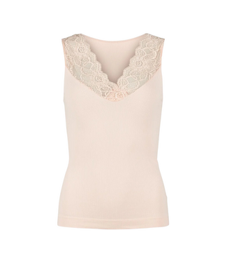 Tim & Simonsen Belen V-Lace Top - Cipria