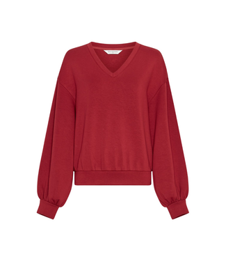 MSCH COPENHAGEN Brionna Ima Q V Sweatshirt - Rhubarb