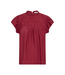 MSCH COPENHAGEN Peninna Short Sleeve Top - Rhubarb