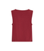 Moss Copenhagen Daria Sleeveless Shirt - Rhubarb Melange