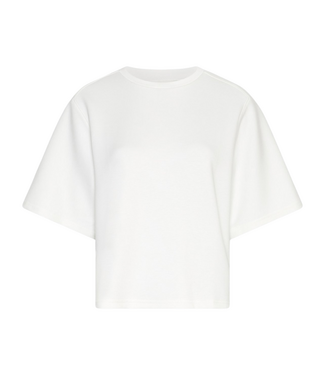 Moss Copenhagen Maelee Ima Q 2/4 Sweatshirt - Egret