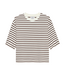 Catwalk Junkie Loose Fit Striped T-Shirt - Rocky Road