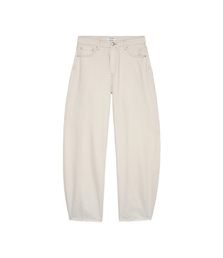 Catwalk Junkie Cropped Barrel Fit Jeans - Cream
