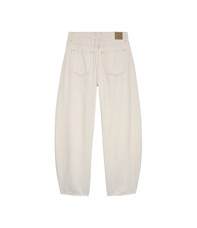 Catwalk Junkie Cropped Barrel Fit Jeans - Cream