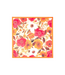 Color Club Scarf Summer Flowers - Orange