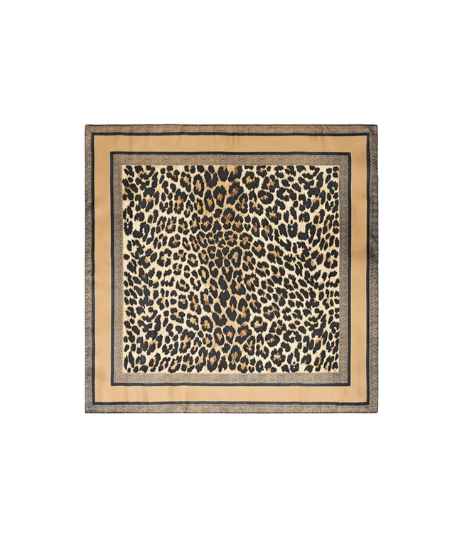 Color Club Scarf Animal Print - Brown