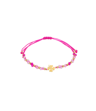 Armband Lucky Charm - Fuchsia