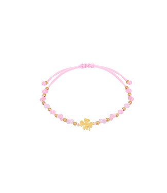 Armband Lucky Charm - Baby Pink