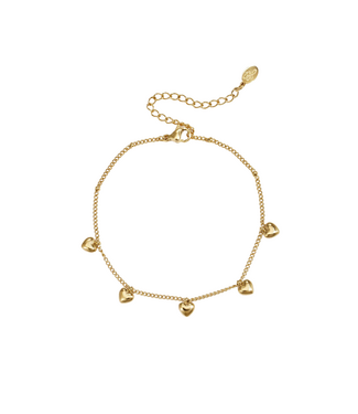 Armband Small Hearts - Gold
