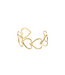 Armband Bangle Hearts - Gold