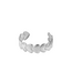 Armband Cuff Hearts - Silver