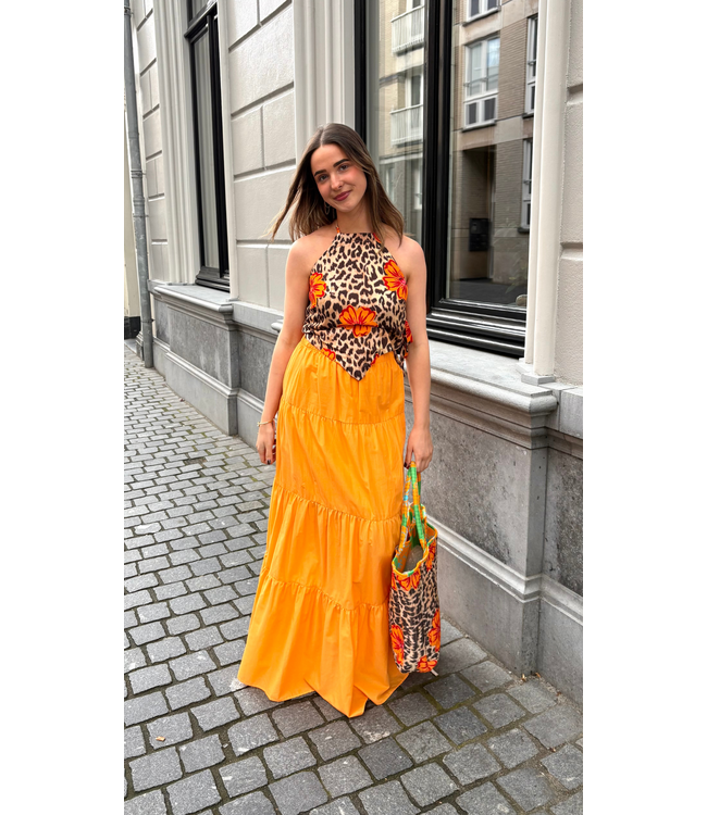 Harper & Yve Jonna Skirt - Blazing Orange