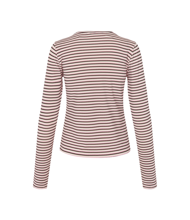 MbyM Christiana T-Shirt - Java Blossom Stripe