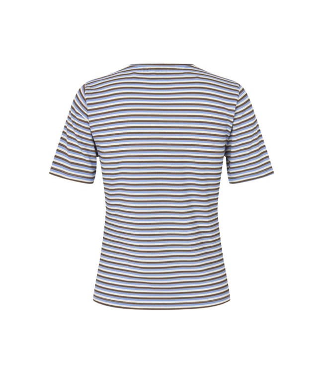 MbyM Julie Top - Falcon Blue Stripe