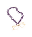 Looplabb Brillenkoord Round - Purple Plum