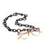 Looplabb Brillenkoord Round - Black