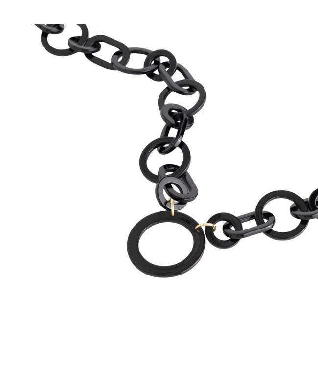 Looplabb Brillenkoord Round - Black