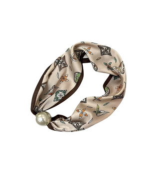 Summer Scarf Retro - Brown/Beige