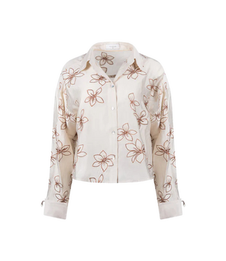 Nukus Bailey Blouse Flower - Sand
