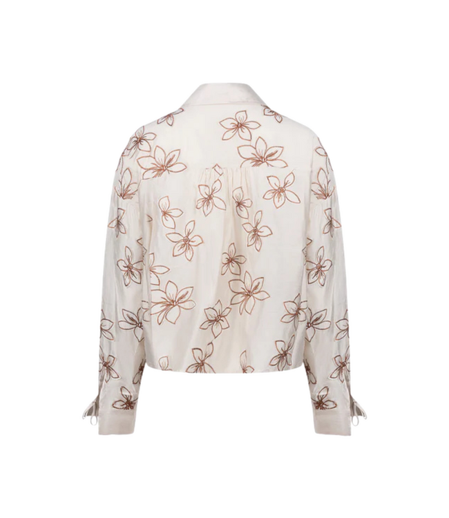Nukus Bailey Blouse Flower - Sand
