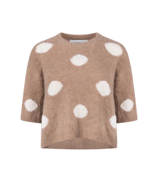 Nukus Lara Pullover Dots - Taupe