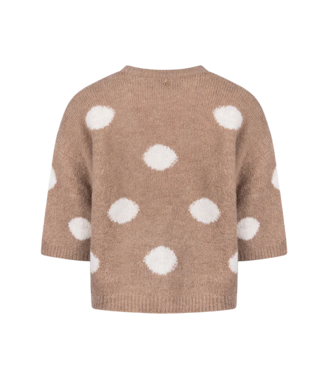 Nukus Lara Pullover Dots - Taupe