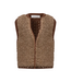 Nukus Lana Gilet - Toffee/Espresso