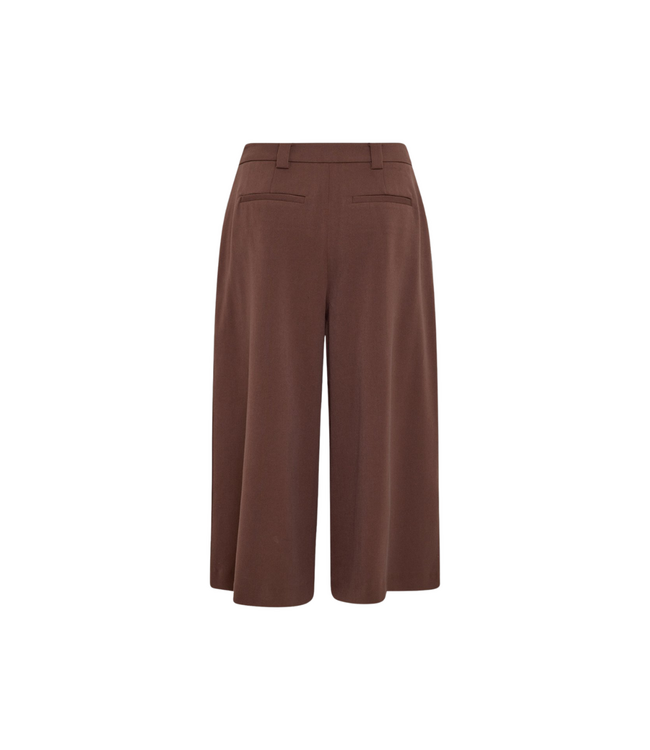 Moss Copenhagen Maryla High Waist Culotte Pants - Hot Fudge