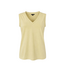 Black Colour May V-Neck Top - Pastel Yellow