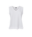 Black Colour May V-Neck Top - Off White