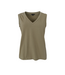 Black Colour May V-Neck Top - Light Army