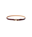 Black Colour Sophy Bow Belt - Wine