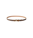 Black Colour Sophy Bow Belt - Natural Leo
