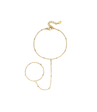 Handchain Dots Small - Gold