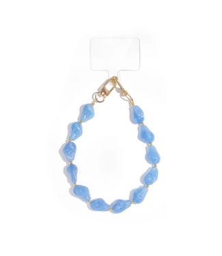 Telefoonkoord Bold Beads - Light Blue