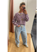 Catwalk Junkie Striped Long Sleeve - Lavender Frost