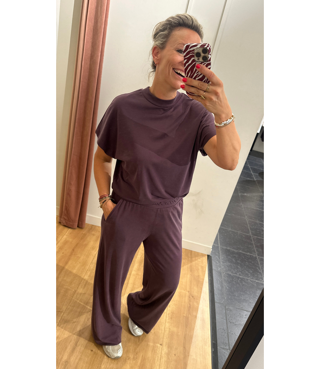 MbyM Bosko Linea Short T-Shirt - Deep Purple