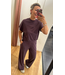 MbyM Bosko Linea Short T-Shirt - Deep Purple