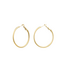 Basic Hoops Oorbellen 4cm - Gold