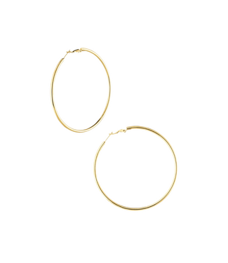 Basic Hoops Oorbellen 6cm - Gold