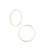 Basic Hoops Oorbellen 6cm - Gold