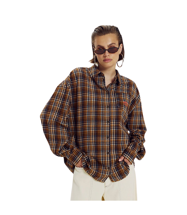 Harper & Yve Melina Longsleeve - Muted Moss Check